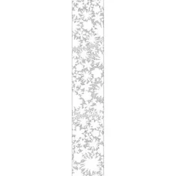 Panneau japonais Rondo dévoré blanc l.45 x H.260cm Madeco