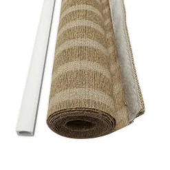Panneau japonais tamisant en toile de jute beige l.45 x H.260cm Madeco