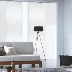 Panneau japonais tamisant blanc l.45 x H.260cm Madeco