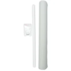 Panneau japonais tamisant Madeco blanc l.45 x H.260 cm