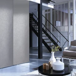 Panneau japonais uni gris l.45 x H.260 cm