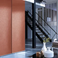 Panneau japonais uni terracotta l.45 x H.260cm Madeco