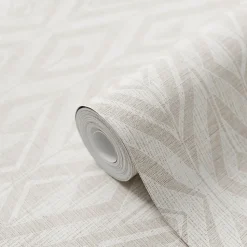 Papier peint à motif vinyle intissé Lompoul beige 53 cm GoodHome