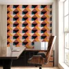 Papier peint à motifs géométriques Tido des années 70 - 340x260 cm (l x h)
