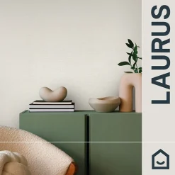 Papier peint à peindre vinyle intissé texturé blanc L. 2500 x l. 106 cm GoodHome Laurus