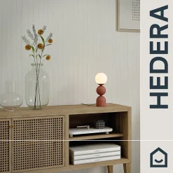 Papier peint à peindre vinyle intissé à rayures blanc L. 2500 x l. 106 cm GoodHome Hedera