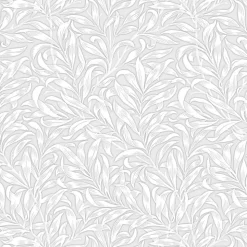Papier peint à peindre vinyle intissé feuillage L.1000 x l.52 cm William Morris Willow
