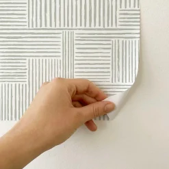 Papier peint adhésif harmonie vert en vinyle lavable et amovible - 1 rouleau 50x300 cm - Decochic