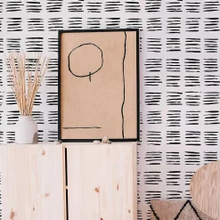 Papier peint adhésif scratch noir en vinyle lavable et amovible - 1 rouleau 50x300 cm - Decochic