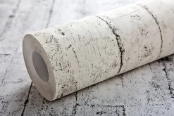 Papier peint aspect bois EDEM 81108BR05 papier peint gaufré à chaud avec dos intissé légèrement texturé au style shabby chic mat b
