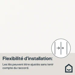 Papier peint Balisi blanc mat L.10m x l.53 cm GoodHome