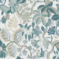 Papier peint chic et délicat avec plantes grimpantes fantaisistes - 85x260 cm (l x h)
