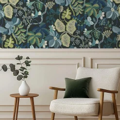 Papier peint chic et délicat avec plantes grimpantes fantaisistes - 85x260 cm (l x h)