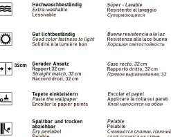 Papier peint design vintage rustique EDEM 583-26 aspect mur de briques gris granit