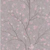 Papier peint expansé sur intissé Fleur L.10.05 x l.0.53 m. - Réf. SP15560