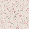 Papier peint expansé sur intissé Fleur L.10.05 x l.0.53 m. - Réf. SP15559
