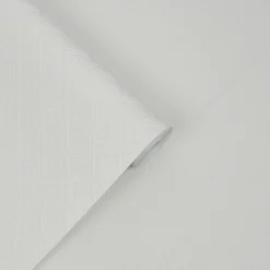 Papier peint intissé à peindre imprimé géométrique en relief blanc L.1000 x l.52 cm Laura Ashley Mr.Jones