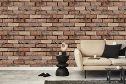 Papier Peint Intissé BRIQUE Mur 3D Effet Motif Moderne