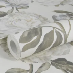 Papier peint intissé fleurs de pivoine WOW