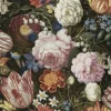 Papier peint intissé fleurs baroques WOW