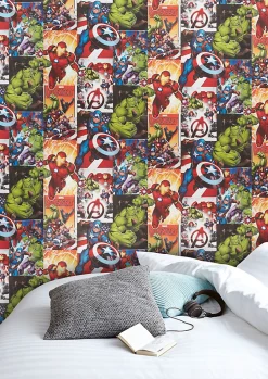 Papier peint intissé GoodHome Heimia multicolore