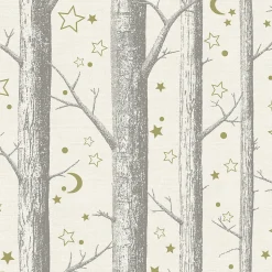 Papier peint Intissé GoodHome Iolite crème