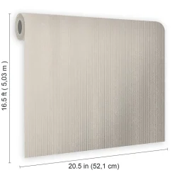 Papier peint intissé GoodHome Crisal crème