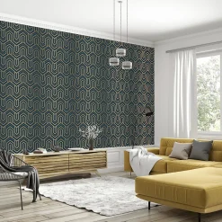 Papier peint Intissé GoodHome Malah ble