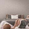 Papier peint intissé Heritage fleurs vintage gris bleuté, taupe l.1005 x l.53cm Lutèce
