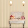 Papier peint intissé Lille perlescent stripe imprimé rayures beige L.1000 x l.52cm Laura Ashley