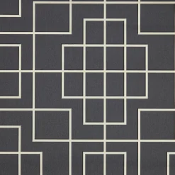 Papier peint intissé motif géométrique oriental GoodHome noir