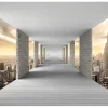 Papier peint intissé panoramique ville et architecture skyward corridor 450x315 cm