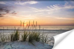 Papier Peint Intissé Photo MER Plage Coucher De Soleil Pour Chambre 368cm x 254cm