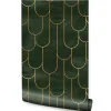 Papier Peint Intissé Pour Salon MOTIFS Geometrique Art Deco