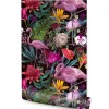 Papier Peint Intissé Pour Salon FLEURS Flamants Feuilles