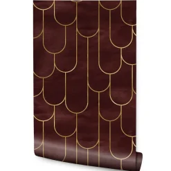Papier Peint Intissé Pour Salon MOTIFS Style Art Déco