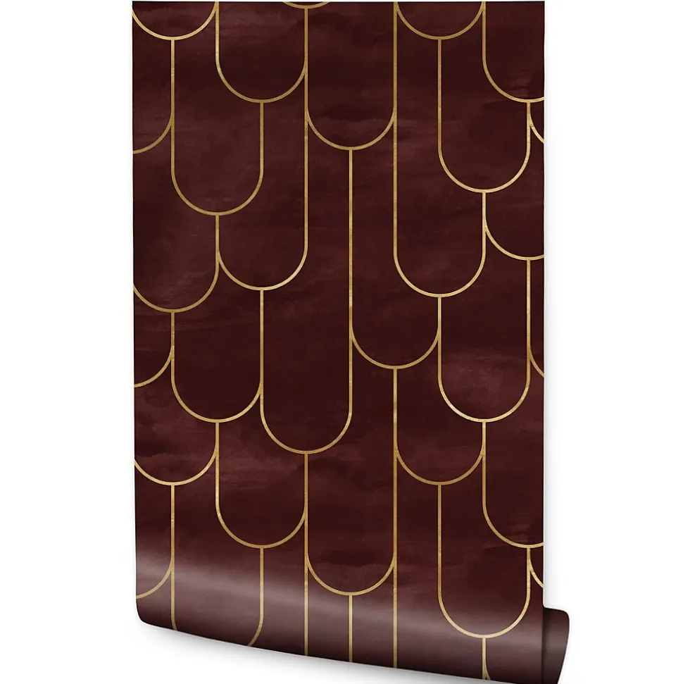Papier Peint Intissé Pour Salon MOTIFS Style Art Déco