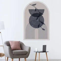 Papier peint intissé pré-encollé fresques géantes - FRESQUE ARCHE CHIC ROMANTIQUE - 90x60cm