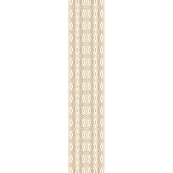 Papier peint intissé pré-encollé - SCANDINAVE ART DÉCO LOSANGES BLANC ET DORÉ - 1 rouleau de 300x60cm