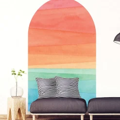 Papier peint intissé pré-encollé fresques géantes - ARCHE ARC-EN-CIEL - 100x60cm
