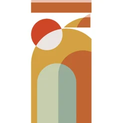 Papier peint intissé pré-encollé fresques géantes - ARCHES DU CRÉPUSCULE - 125x60cm