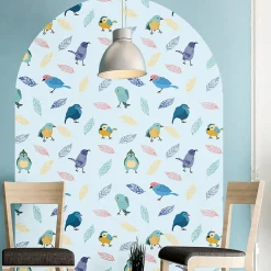 Papier peint intissé pré-encollé fresques géantes - ARCHE DES OISEAUX - 87x60cm
