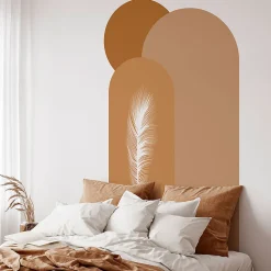 Papier peint intissé pré-encollé fresques géantes - ARCHES ET PLUME DU DÉSERT - 100x60cm
