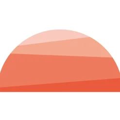 Papier peint intissé pré-encollé fresques géantes - COUCHER DE SOLEIL ORANGE - 60x120cm