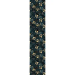 Papier peint intissé pré-encollé - FEUILLE DE GINKGO BLEU - 1 rouleau de 300x60cm