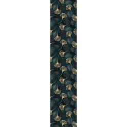 Papier peint intissé pré-encollé - FEUILLE DE GINKGO BLEU - 1 rouleau de 300x60cm