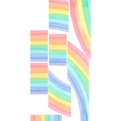 Papier peint intissé pré-encollé fresques géantes - FRESQUE ARC-EN-CIEL AQUARELLE - 125x60cm