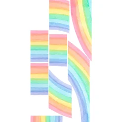 Papier peint intissé pré-encollé fresques géantes - FRESQUE ARC-EN-CIEL AQUARELLE - 125x60cm