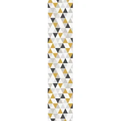 Papier peint intissé pré-encollé - MOTIF GÉOMÉTRIQUE SCANDINAVE TRIANGLES - 1 rouleau de 300x60cm