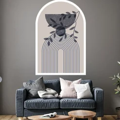 Papier peint intissé pré-encollé fresques géantes - FRESQUE ARCHE ENTRE TERRE ET LUNE - 135x90cm